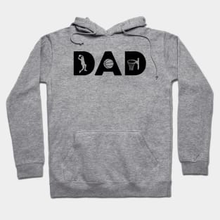 basketball dad-father's day Hoodie